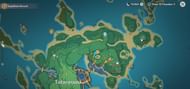 Location of the first key on the map (Image via Genshin Impact)